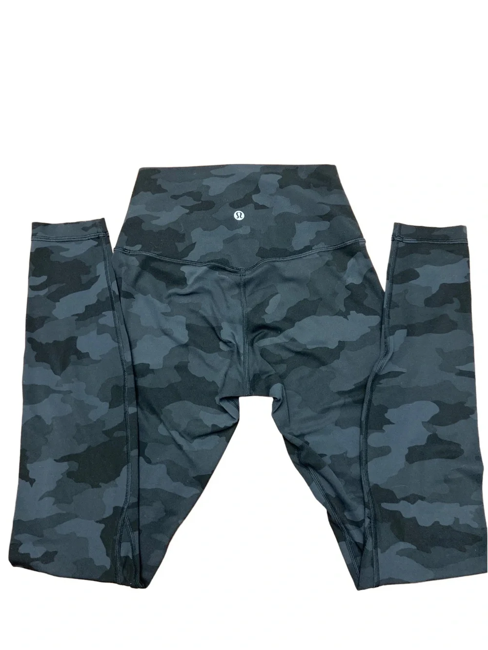 Lululemon Athletica High-Rise Camo Leggings - Black/Gray Women’s Size 4